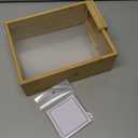 Cereal Containers Storage Dispenser for Panty, Kitchen Organization Bamboo Food Storage Container with Lables for Rice, Snack, Tea, Dry Food, Pasta (1 Pack)