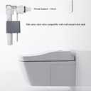 1/2-Inch Thread Diameter Side Mount Toilet Fill Valve Compatible with Toto Wall Mount Toilet Tank
