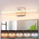 Bathroom Vanity Light, Bathroom Light Fixtures Over Mirror, LED 5500K Vanity Lights with 360Rotating Lamp Head, 24 Inch-5CCT