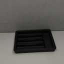 Lifewit Expandable Silverware Organizer, Plastic Utensil Tray for Kitchen Drawer, BPA Free Flatware Cutlery Holder, Space-Saving Storage for Spoons Forks Knives, 8.5-14 x 12 x 1.5 inch, Black