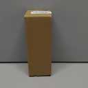 Gaussra Black Apothecary Jars, Black Qtip Holder - Stainless Steel Bathroom Jar with Stickers - Farmhouse Decor Qtip Dispenser for Qtips, Cotton Balls, Swabs, Makeup Sponges (2-Pack)