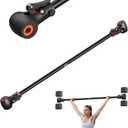 Sportneer Dumbbell to Barbell Converter Bar  Heavy-Duty, Adjustable Fit, Tool-Free Setup, Up to 200 lb Capacity, barbell converter Bar for Squats, Bench Press, Deadlifts, Home Gym