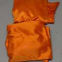 10x10FT Photo Stage Backdrop 2 Panels Curtains Drapes for Photography and Party (Orange)