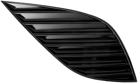 BXZ Driver Left Side Fog Lamp Light Cover Bumper Insert Glossy Black For Toyota Camry 2018 2019 2020 SE XSE