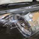 Headlight Assembly replacement for Chevrolet Malibu 2008-2012 Black Housing Amber Reflector Clear Lens