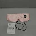 Heated Eye Mask - Cordless Eye Mask for Dry Eyes, Eye Relief, Improved Sleep, Timed Shutdown, 4 Temperature, Washable Eye Heating Pad for Travel, Christmas Gifts for Women Men - Pink