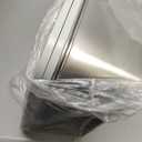 2PACK Stainless Steel Cat Litter Boxes, Large Metal Litter Box with High Sides Lid, Odor Free Litter Pan Include Scoop Easy Cleaning Anti-Scratch Kitty Cat Box Anti-Urine Leakage, Non-Sticky (Light Grey(23in))