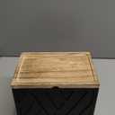 Tampon Holder for Bathroom Decor, Feminine Product Organizer With Lid, Shark Week Storage, Wood Pad Box for Toilet, Bathroom Accessories for Girl Stuff