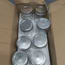 Esrentle 16 Pack 8 oz Mason Jars with Regular Airtight Lids - Glass Canning Jars 8 oz, Mini Mason Jars for Jam, Jelly, Honey, Overnight Oats, Party Favors, Shower Favor, Separable Lids