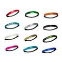 12pcs Glitter Elastic Hair Bands for Women Candy Color Sports Headbands Non-slip Sparkly Hair Wraps for Workout Spa Party Outdoor Activities Random Colors Random Color