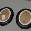 2 Pack Oval Picture Frame 5x7 Black Oval Photo Frames 5 by 7 Photo Frame for Home Decor, Photo Gallery