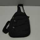Tuwubi Crossbody Bags for Women, Sling Bag for Men, Small Hiking Backpack Anti Theft Lightweight for Outdoors Travel (M, Black)