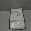 100% Blackout Shield Linen Blackout Curtains for Bedroom 84 Inches Long, Back Tab/Rod Pocket Living Room Drapes, Thermal Insulated Blackout Curtains 2 Panels Set, 50" W x 84" L, Cream