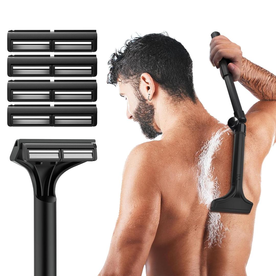 NUBACK Manual Back Shaver with Long Extendable Handle