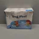 Peteast Foldable Dog Kiddie Pool with Stable Side Support, Hard Plastic Shell Portable Dog Pool, Collapsible Swimming Pools for Pet and Kids, 32 in, Blue 