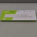 seenda Bluetooth Keyboard and Mouse Combo for Mac, SKM64-2 Rechargeable Slim Wireless Keyboard Mouse Compact, 3 Multi-Device Connection, Compatible for Mac, MacBook Pro/Air, iPad, iPhone, White Silver