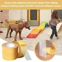 WINNOW Heavy Duty Double Sided Rug Tape 2 Inch x 66 Feet  Carpet Tape Gripper for Wood, Tile & Carpet, NonSlip, Strong Hold, Removable, 2 Rolls