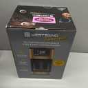 West Bend Timeless 12-Cup Programmable Coffee Maker with Brew Strength Selector for Hot and Iced Coffee, Includes 1-4 Cup Brew Option and Permanent Filter (Blue/Gold)