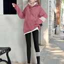 NECIOUS Girls Clothes size 7 8 Girls Fall Outfits Winter Clothes Long Sleeve Hoodie Sweatshirt Casual Pants Two Piece Kids Sweatsuit Clothing Sets (Pink)