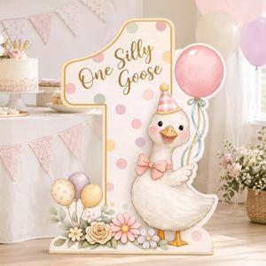 Cozystar One Silly Goose 1st Birthday Decorations, 3FT