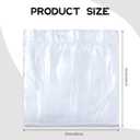 100 Pcs Disposable Foot Tub Liner Portable Bath Bags Plastic Pedicure Spa Bags Thin Large Foot Bath Liners Disposable Spa Hotel Home Use, 25 x 23 Inches