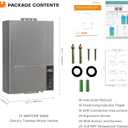 36kW Electric Tankless Water Heater 240V ETL Certified WiFi