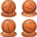 Birthday Basketball Paper Plate Set 40 Pcs