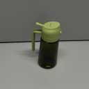 CXINYI - 16oz/470ml Olive Oil Dispenser for Kitchen with Stickers - 2 in 1 Olive Oil Sprayer for Cooking, Air Fryer, and Salad, Black&Green (Light-Proof Kitchen Gadget) 1 pcs