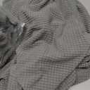 H.VERSAILTEX Super Stretch Individual Seat Cushion Covers - Sofa & Couch Cushion Slipcover Sets - Thick Jacquard Textured Twill Fabric (3 Piece XL, Dove)