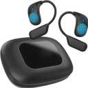 LX80 Ai Translation Earbuds – OWS Real-Time 144 Language Translator, Wireless Bluetooth Earphones, Open-Ear Design for Travel, Business & Learning, for iPhone & Android Compatible