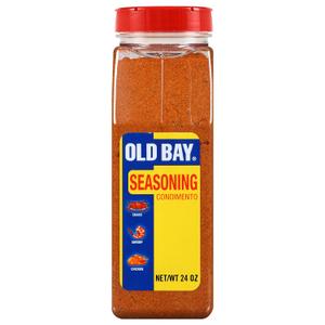 OLD BAY Seasoning, 24 oz - One 24 Ounce Container of OLD BAY All-Purpose Seasoning with Unique Blend of 18 Spices and Herbs for Crabs, Shrimp, Poultry, Fries, and More (EXP 11/02/27)