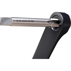 Bike Pedal thread repair kit, Right Hand and Left Hand Thread Tap Set, 9/16 x 20 TPI Crank Saver, Bike Crank Repair Tool