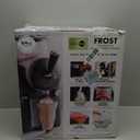 GreenPan Frost Ice Cream Maker & Slushie Machine, Soft Serve, Sorbet, Margaritas, Milkshakes, Frozen Yogurt, No Pre-Freezing, Ready in 15 Mins, 6 Modes, 7 Textures, Self-Cleaning, Family Size, Gray