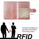 Bocasal Wallet Case for iPhone 14 Plus Compatible with MagSafe Magnetic RFID Blocking Detachable Premium PU Leather Flip Case with Card Slots Holder Kickstand Wireless Charging 6.7 Inch (Rose Gold)