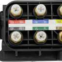 2123200358 Air Suspension Solenoid Valve Block for Mercedes-Benz CL550 CL600 CL65AMG GL320 GL450 GLE400 GLS450 ML350 R320 S550 S65AMG W216 X166 W251 Replaces # 2513200058