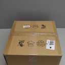 BISAMIYA Modern LED Ceiling Light, Brass Accent 12.6 Inch Semi Flush Mount Ceiling Light, Adjustable Angle Light Fixture, 3000K/Warm White/18W, for Hallway, Entryway, Kitchen (Cream)