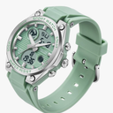 Findtime Womens Digital Watch Sport Waterproof Watch Analog Military Tactical Watches LED Backlight Alarm Stopwatch Wrist Watches
