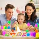 24 Pack Easter Party Favors for Kids,Easter LED Light Up Finger Lights Easter Basket Stuffers for Kid Toddler Teens Boys Girls Easter Egg Hunt Filling Treats Easter Basket Stuffers Easter Party Favor