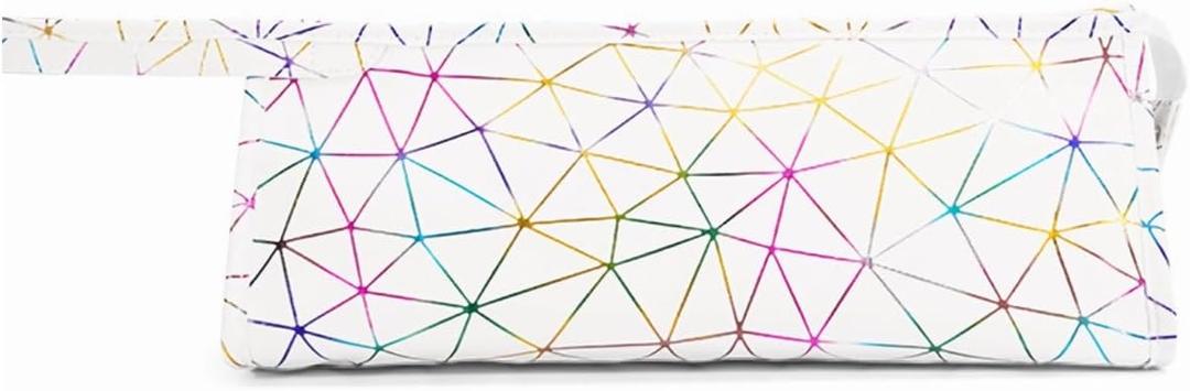 Premium Pu Leather Travel Storage Bag Compatible with Dyson Airwrap & Hair Dryer, Portable Carrying Organizer for Hair Attachments (White)