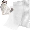 DOOPP 16 x 13 Inch Cat Deterrent Mat, Scat Mat for Cats, Cat Scat Mat with Spikes Digging Stopper Repellent Spike Mat, 8 Pack