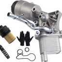 Engine Oil Filter Housing assembly Compatible with 2011-2018 1.4L Turbo Chevrolet Cruze Sonic Trax Buick Encore