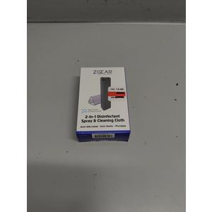Zgear 2 in 1 Disinfectant Sray & Cleaning Cloth for Screen