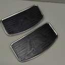 Motorcycle Floorboards for Harley, Rider/Driver/Passenger Footboard Footrest Foot Peg for Harley Davidson Touring Street/Electra/Road/Tri Glide King Sportster XL883 1200 Dyna Softail Trike Accessories (Eagle)