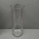 CYS EXCEL Cylinder Clear Glass Vase (H-16" D-6") | Multiple Size Choices Glass Flower Vase Centerpieces | Hurricane Floating Candle Holder Vase