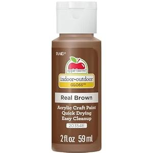 Apple Barrel Acrylic Paint in Assorted Colors (2 Ounce), 20521E Nutmeg Brown 2 Pack