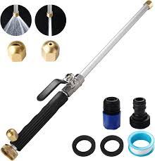 Hydro Jet Wand, Hillylolly High Pressure Wand, Portable Hydro Jet High Pressure Power Washer Gun, deep Jet Power Washer Wand, with Connection Adapter and Nozzle, for Garden/Window/Car Cleaning, 44 CM