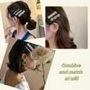 2 x 8PCS Pearl Hair Clips Set,Shiny Shell-Shaped Barrettes-Elegant Bridal Hair Accessories for Women&Girls,Wedding Gift(White)