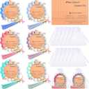 2 x Sureio Breast Cancer Awareness Party Favors for Women Beaded Bracelet Pink Ribbon for Charity Fundraiser Inspirational Gifts (Multicolor)