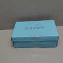 Dufannie Girls Dress Shoes Low Heel Princess Flats Mary Jane Flower Wedding Party Glitter Shoes for Kids Toddler Size 5