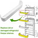 RV Refrigerator Freezer Door Shelf Replacement For Dometic Refrigerator Parts 3316081901, Fits For Dometic Refrigerator RM2453 RM2553